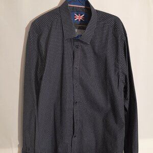 Soul of London Men's Long Sleeves Dress / Casual Shirt